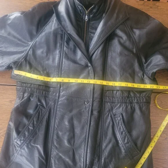 Vintage Wilsons Leather Thinsulate Ultra Insulated Women's Trench Coat Set. Sz L